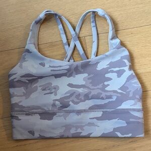 Lululemon pink  Camouflage energy Bra